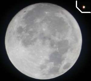 火星の地球への最接近見ましたか？見そびれた人に昨夜の写真