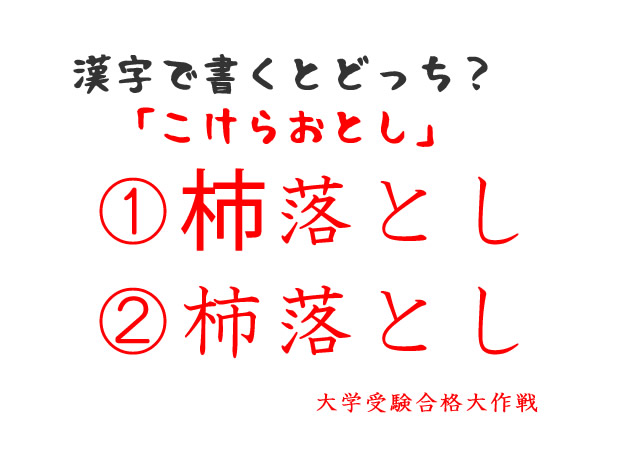 と た 柿 漢字 似