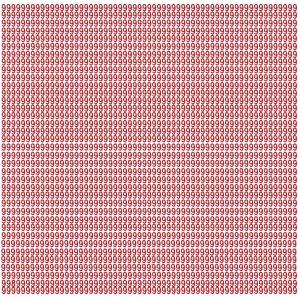 【集中力】この中に一つだけ9以外の数字があります。（見つけたらRT）