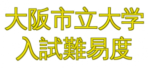 2021年大阪市立大学入試難易度アンケート