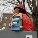 「ふしぎ発見な学風」2020年折田先生像・スーパーひとし君と本家折田先生か！？