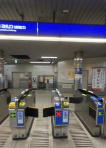 京阪電鉄出町柳駅の改札
