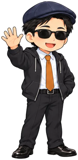 手をふるミスターT先生