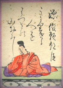 百人一首74番 源俊頼朝臣の絵札