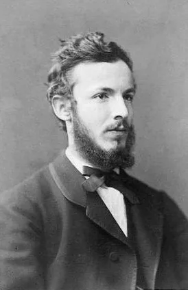 ゲオルク・カントールの肖像写真（1870年ごろ）